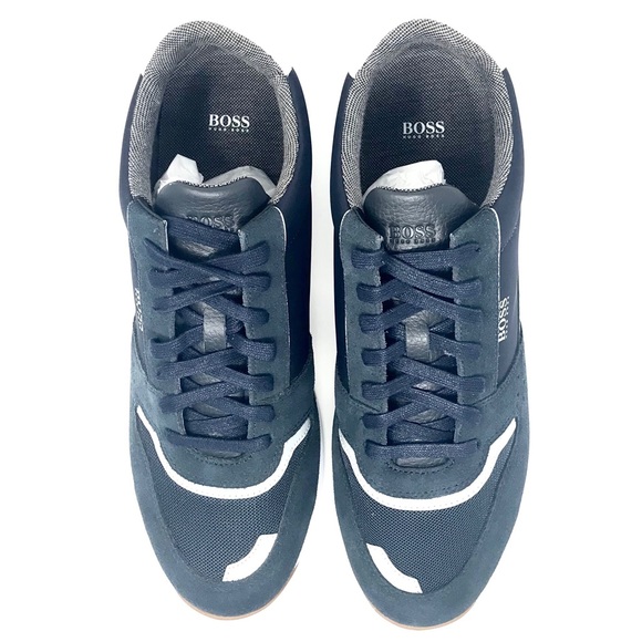 NIB Hugo Boss Blue Running-Style Sneakers - Picture 3 of 8